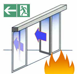 Automatische Fluchttüren